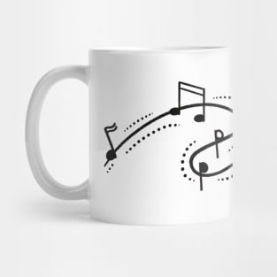 Melody musical notes Mug